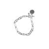 Korean Retro Round Bead Bracelet Women 925 Silver Letter H - Trendy Student Jewelry
