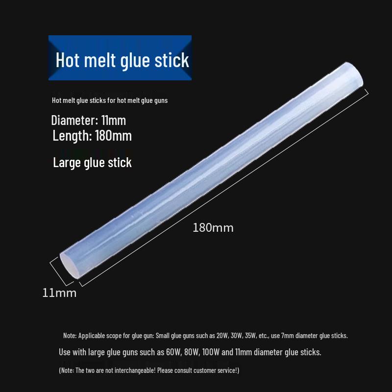 20W DIY Hot Melt Glue Gun for Household & Children's Crafts - Includes 11mm Glue Sticks