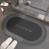 Super Absorbent Bath Mat Rubber Bathroom Rug Non-slip Entrance Doormat Nappa Skin Floor Mats Toilet Carpet Kitchen Area Rugs