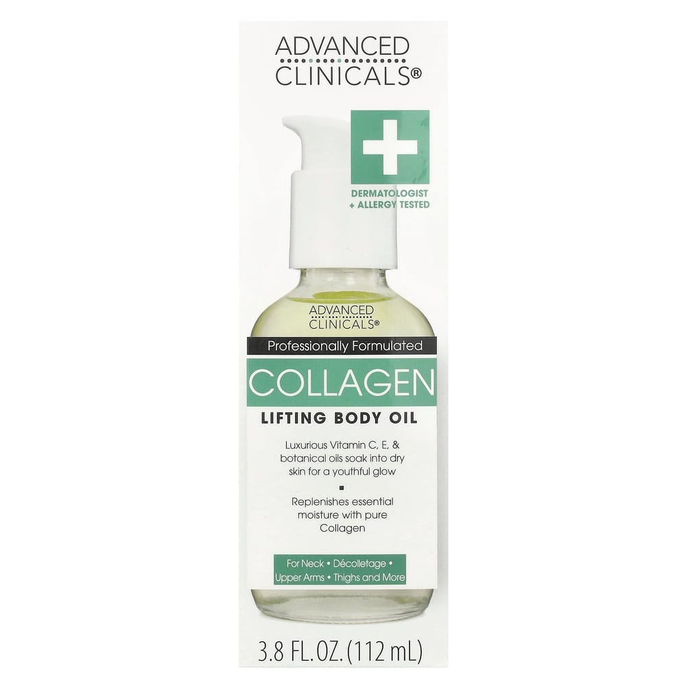 Advanced Clinicals Kolagenový liftingový tělový olej 112 ml (3,8 fl oz)