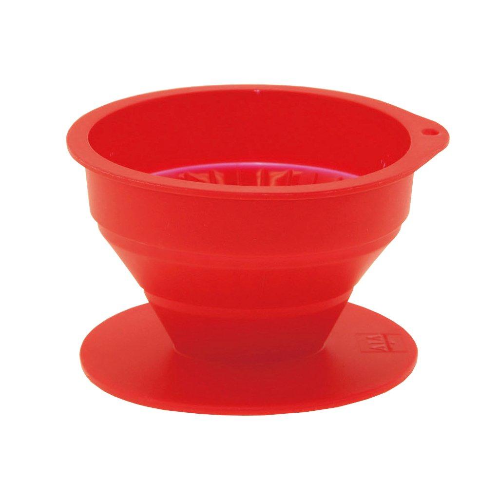 

World Create ViV Dripper 4 60003 Coffee, Foldable, Cups, Red,