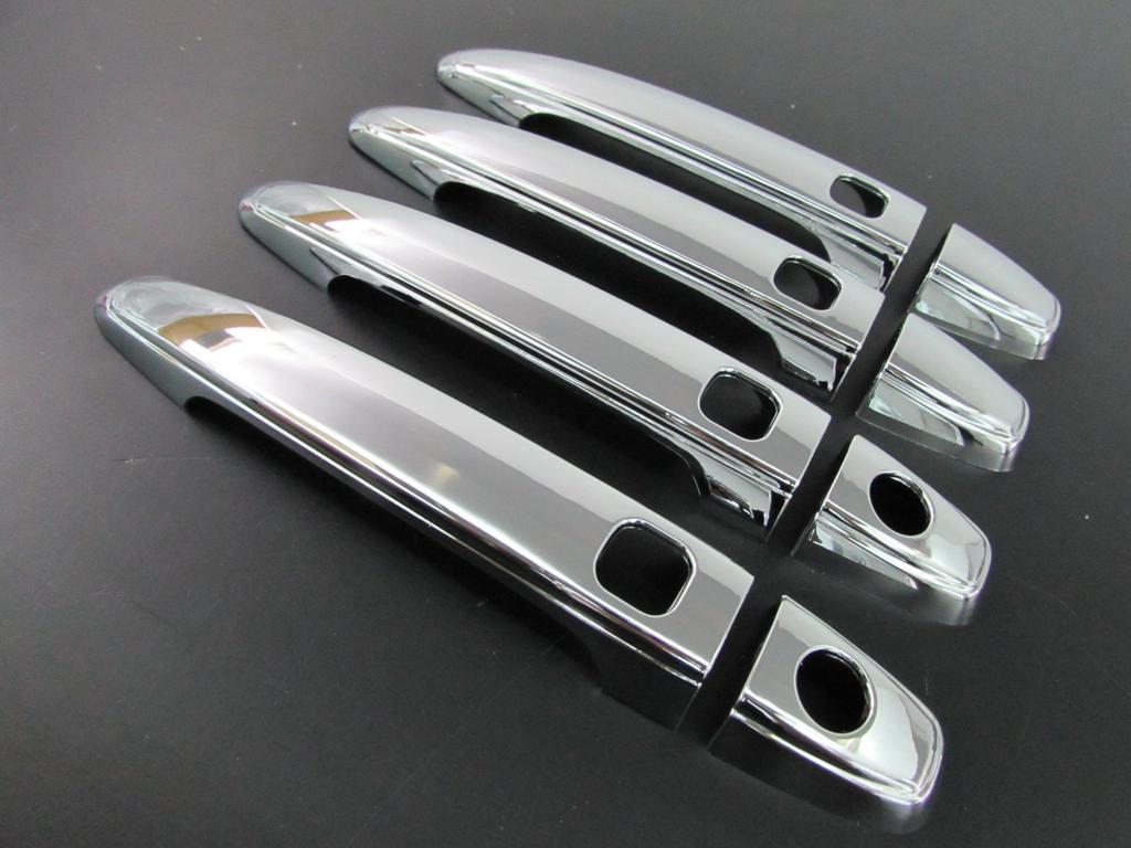 BRIGHTZ Nobu Chrome Door Handle Cover for Toyota Harrier Hybrid HU30 Series 1423 [WISH-NOBU-FS-A0B4C2D2]