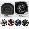 4PCS/set Universal Car Iron Steel Wheel  Hubcap R14 R15 R16 Inch Replacement Hub Caps Wheel Rim Cover PP Tire Accessories