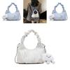 Sac à Bandoulière en Toile pour Femmes avec Détail Chaîne Parfait pour un Usage Quotidien Décontracté