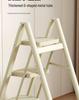 Folding Telescopic A-Frame Multi-Use Ladder - 3/4 Step Indoor Thickened Climbing Ladder
