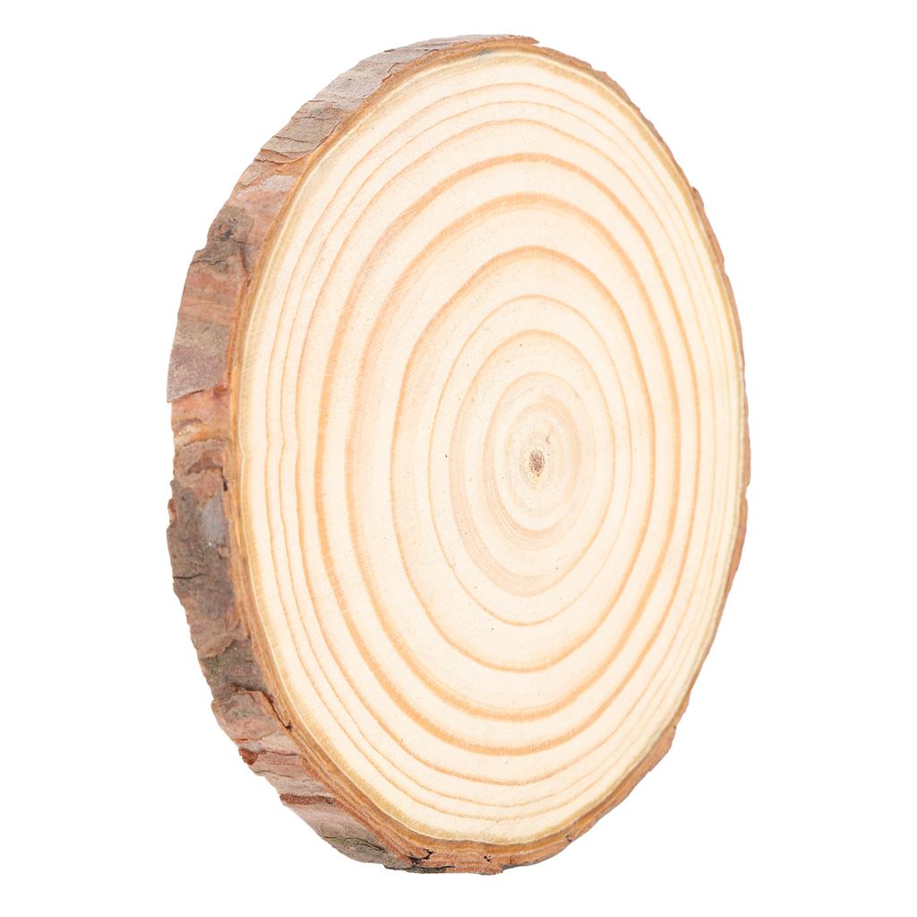 Natural Wood Slices Round Pine Logs DIY Crafts Painting Wedding Festivals Decoration5# 11-12cm