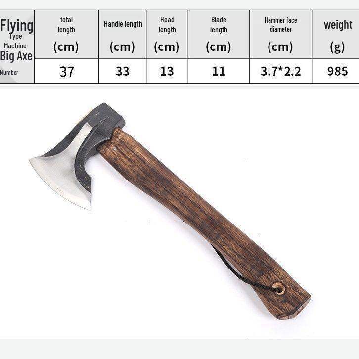 Long-Handled Outdoor Hatchet for Wood and Bone Chopping