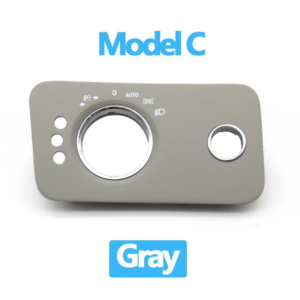 

Внутренняя дверь автомобиля, панель переключателя фар, замена накладки для Mercedes Benz W219 CLS Class 300 350 500 2007-2009 W219 Gray Model C