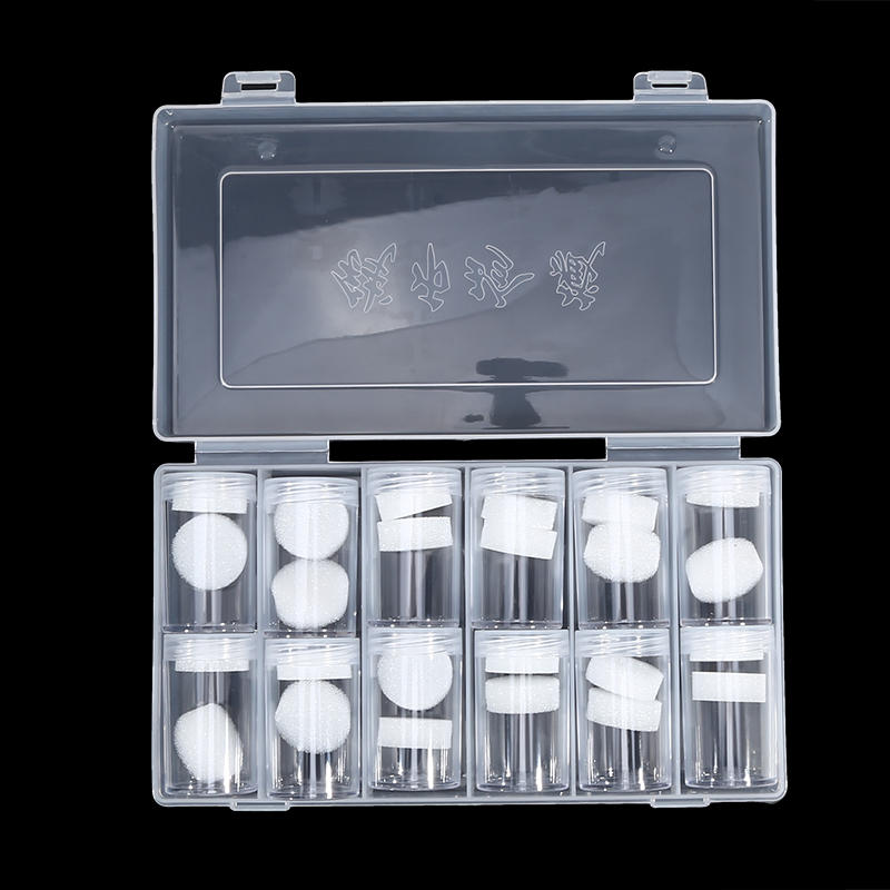 Small Clear Round Coin Storage Tube Plastic Coin Holder With Protective Sponge Commemorative Coins Collection Tubes Set