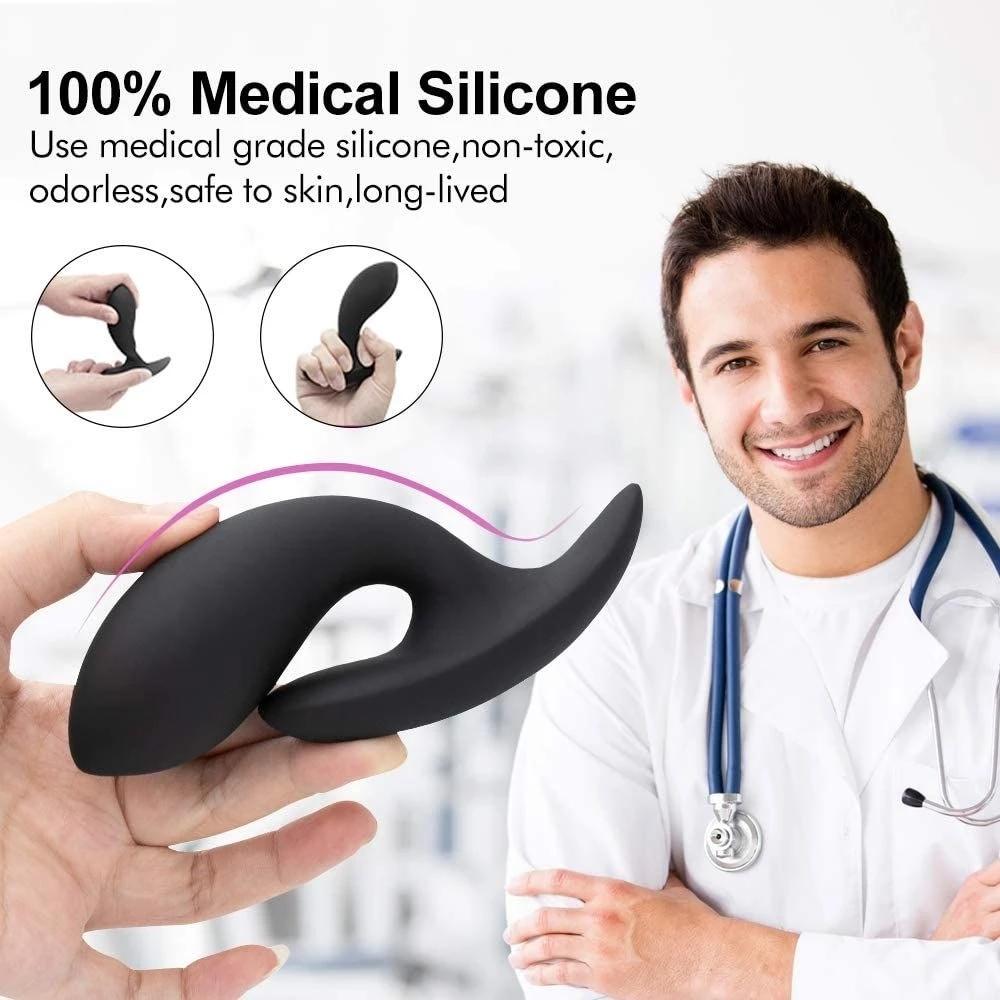 Silicone Anal Beads Butt Plug Training Set Huge Flared Base Wearable Hollow Anal Plug Prostate Massage G Spot Sex Toy Man Women