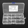 90pcs 11 Kinds M1.5 M2 M3 M4 M5 M6 Split Cotter Pins Assortment with Case