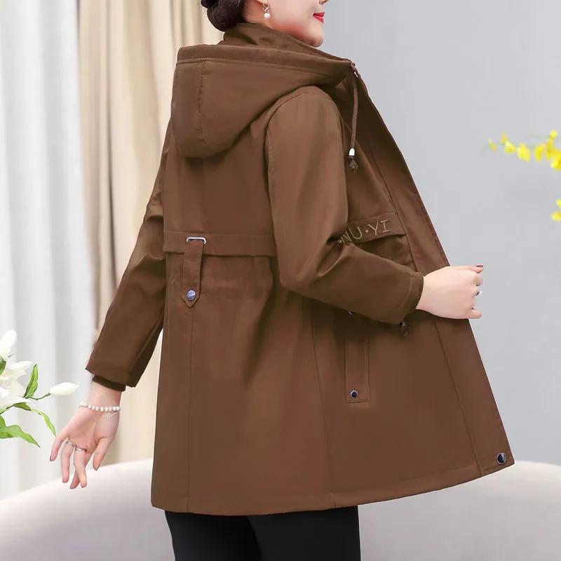 Jachete de Toamnă Iarnă pentru Femei Coreene cu Glugă Windbreaker Femei Fleece Cald Gros Căptușit cu Bumbac Palton Femei Parkas Îmbrăcăminte Exterioară 5XL