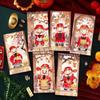 6pcs Chinese Style New Year Red Envelopes Traditional Lucky Money Packets  Kids Gifts