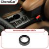 Black Gear Shift Switch Knob Trim Decor Ring for Bronco Sport 21+ Accessories