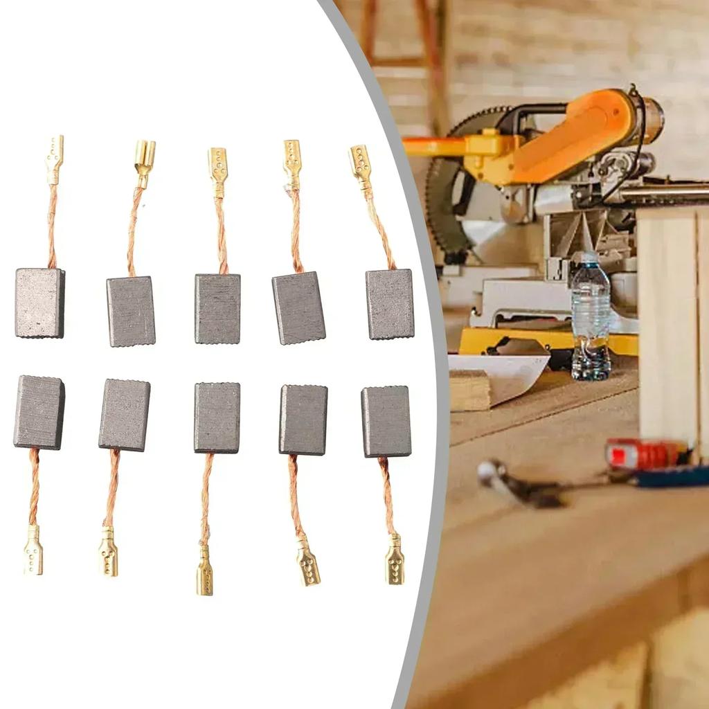 Motor Carbon Brush Carbon Brushes 14mm X 9 X 6mm 30mm Carbon Motors Replacement Part Practical Electric Motors