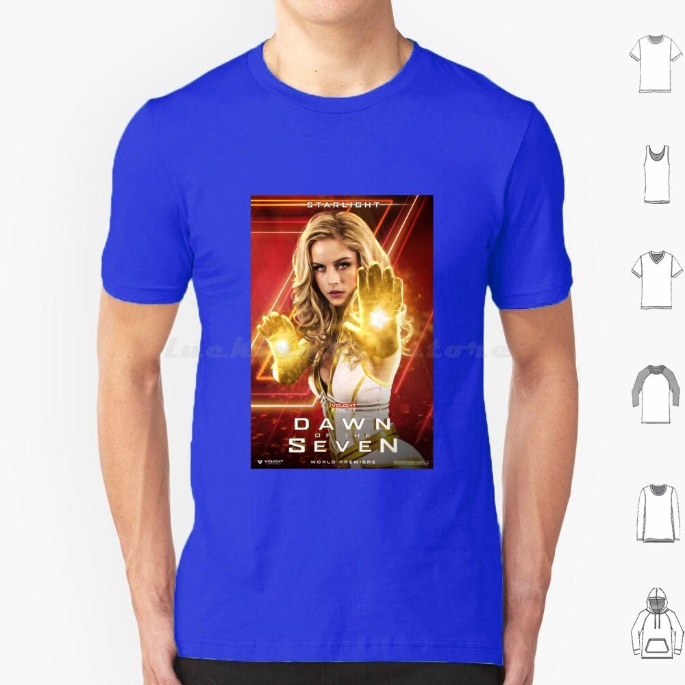 Starlight Dawn Of The Seven Movie PosterThe Boys T Shirt 6xl Cotton Cool Tee Starlight The Boys Butcher The Boys Funny Boys S