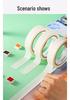 White High-Adhesion Washi Art Tape: Hand-Tearable, Water-Based Masking Tape for Student Drawings