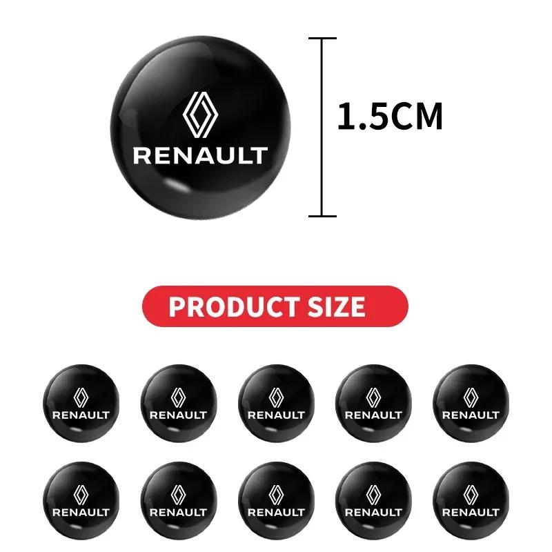 2026 Het För Renault Interiördekaler 2/5/10 St Bil Dörr Nyckelhålsklistermärke Låsskydd Anti-blockeringsdekal För Renault Fluence