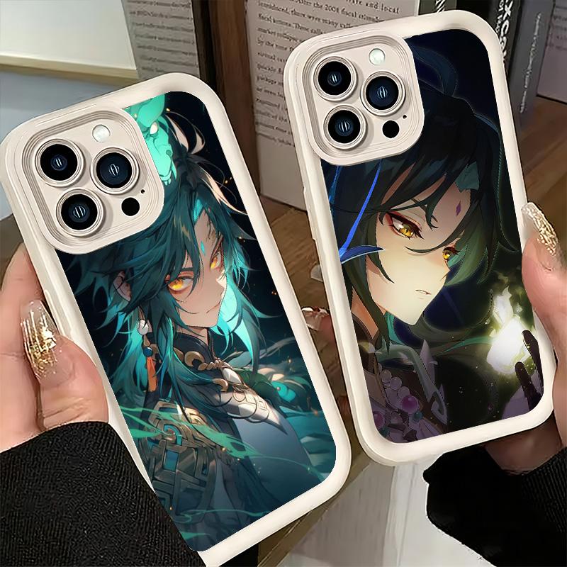 Phone Case for iPhone 17 Air 16E 15 16 Pro Max Genshin Impact Xiao Cover 14 Plus 13 12 Mini Soft Shell Silicone Fundas
