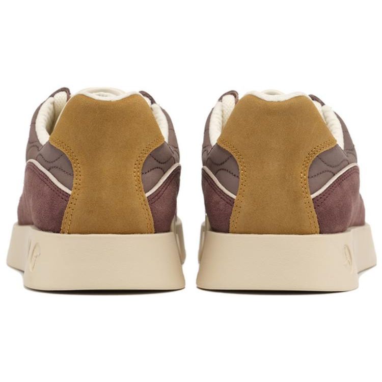 Li-Ning 1990 Classic Series Comfortable Durable Low-Top Sneakers Women sneakers Brown-Red ALHT074-1