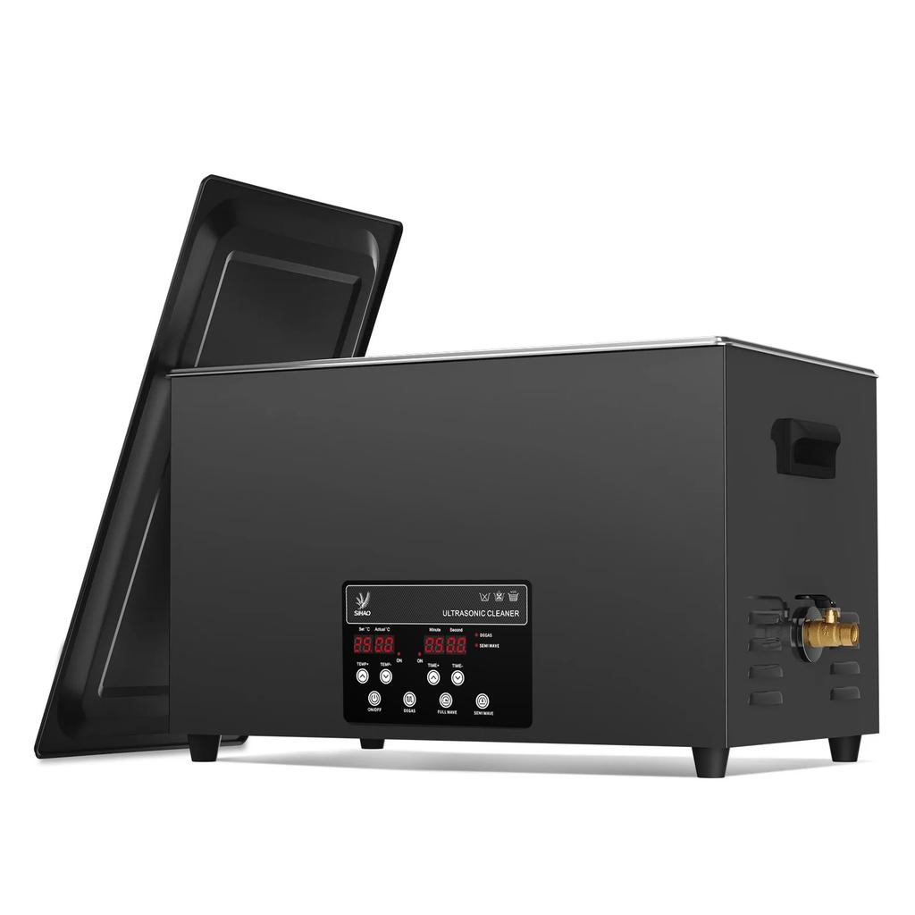 SIHAO 30L Ultrasonic Cleaner 600W Digital Ultrasonic Cleaning Machine 40kHz Industrial Ultrasound Cleaner for Retainer Jewelry