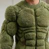 Fleece Mikiny s kulatým výstřihem pro Muže Ženy Oversized Dlouhý Rukáv Top Vtipný 3D Digitální Potisk Podzimní Zimní Oblečení