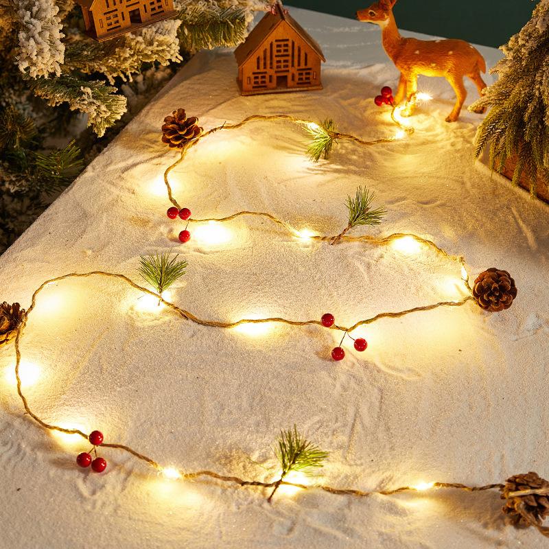 Christmas Decorations, Flashing Lights, String Lights, Store Window Christmas Tree Lights, Atmospheric Creative Small Pendants