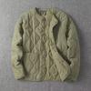 2024 Retro Quilted Thick Cotton Coat for Men - Trendy, Warm, All-Match Autumn/Winter Jacket