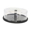 CD Storage Bucket Holder Transparent Lid Dustproof Lightweight Organizer