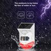 Motion Sensor Alarm Solar Sound and Light Alarm Wireless IP67 Intelligent Outdoor Alarm with Built In Battery for Farm Outdoor