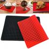 Tapis de cuisson pyramidale antiadhésif en silicone de grande taille pour la pâtisserie, le four à micro-ondes et la pâtisserie - Nettoyage facile et durable