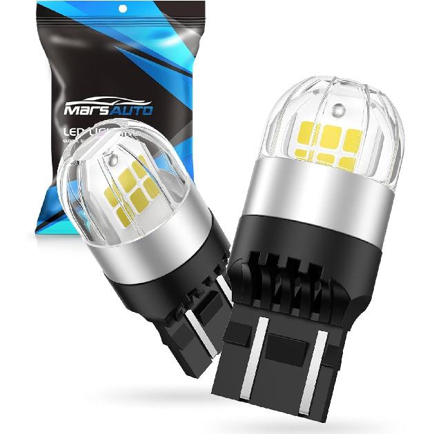 Marsauto 7440 7443 Светодиодные лампы для заднего хода, на 300% ярче 7441 7444 W21W T20 Светодиодные лампы Замена для стоп-сигналов, указателей поворота, задних фонарей