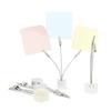 5PCS Multifunction Memo Clip Holder Flexible Hose Desktop Notes Clamp Name Card Holder  Office