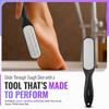 1/2pcs 304 Stainless Steel Foot File, Double Sided Callus Remover, Professional Pedicure Tool for Dead Skin & Hard Callus