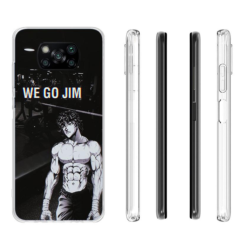 Baki the Grappler Original Anime Phone Case For Xiaomi Poco X7 X6 X5 Pro F7 Ultra Redmi 15C 15 13C 13 12C 12 10 10A 10C 9 9A 9C