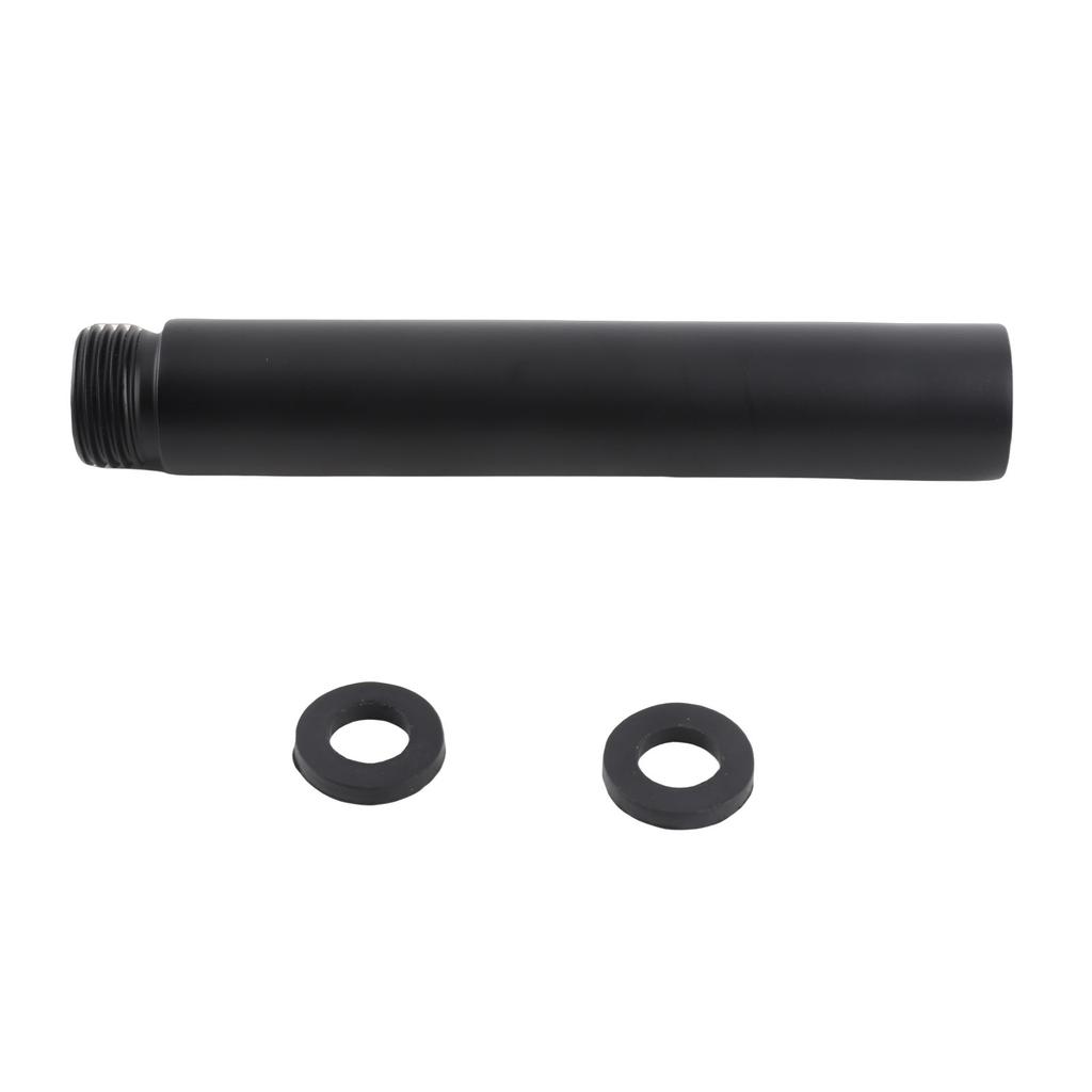 Shower Arm Stainless Steel Modern Elegant Shower Extension Pipe for Bathroom Black