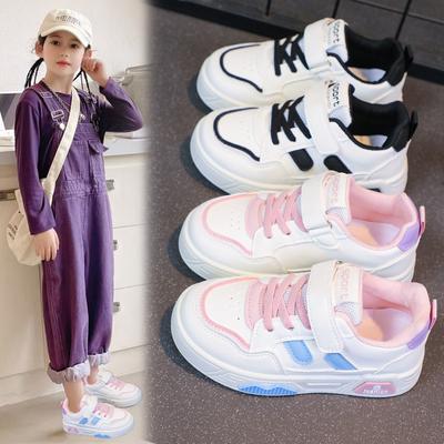 Girls Shoes 2025 Autumn New Children's Board Shoes Non-slip Breathable Autumn Sports Shoes Girls Middle-aged and Older Children's Leisure