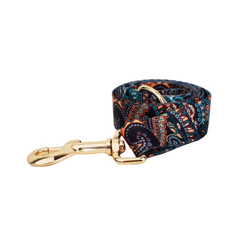 webbing pet collar dog collar leash metal buckle