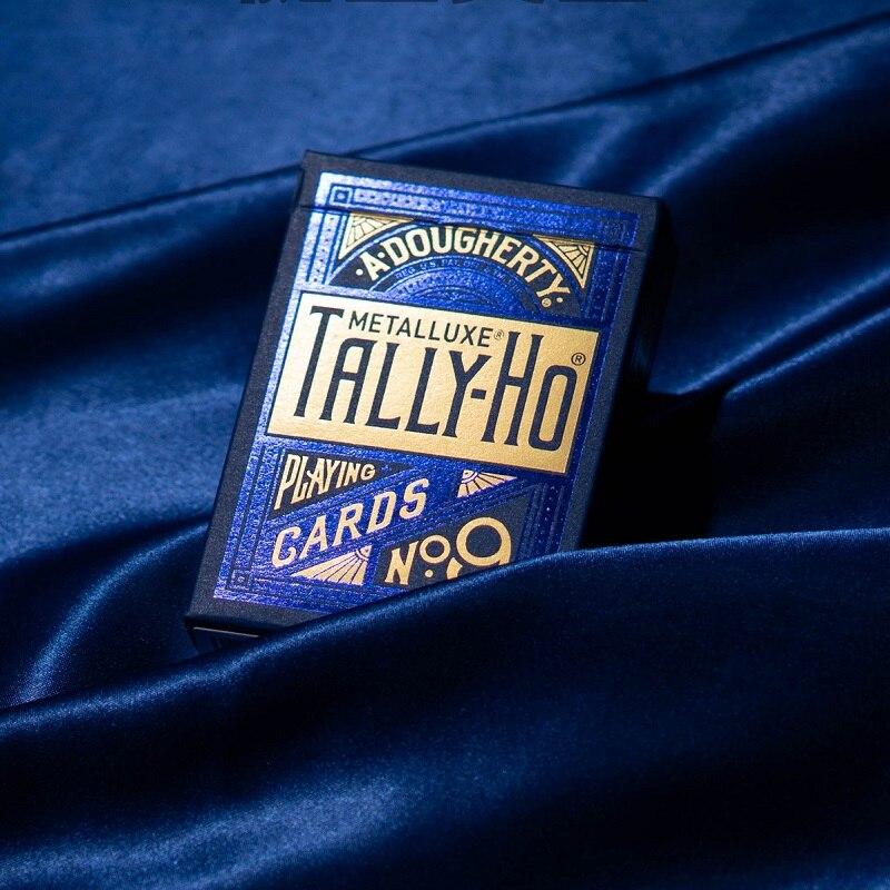 Tally-Ho Metalluxe Oyun Kartları USPCC Bisiklet Destesi Poker Boyutu Kart Oyunları Sihir Hileleri