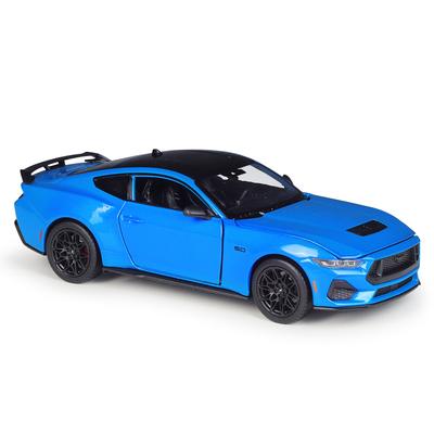 Welly 1/24 Ford Mustang GT 2024 Legierungsauto Druckguss & Spielzeugfahrzeuge Automodell Miniatur-Maßstabsmodell Auto Spielzeug für Kinder