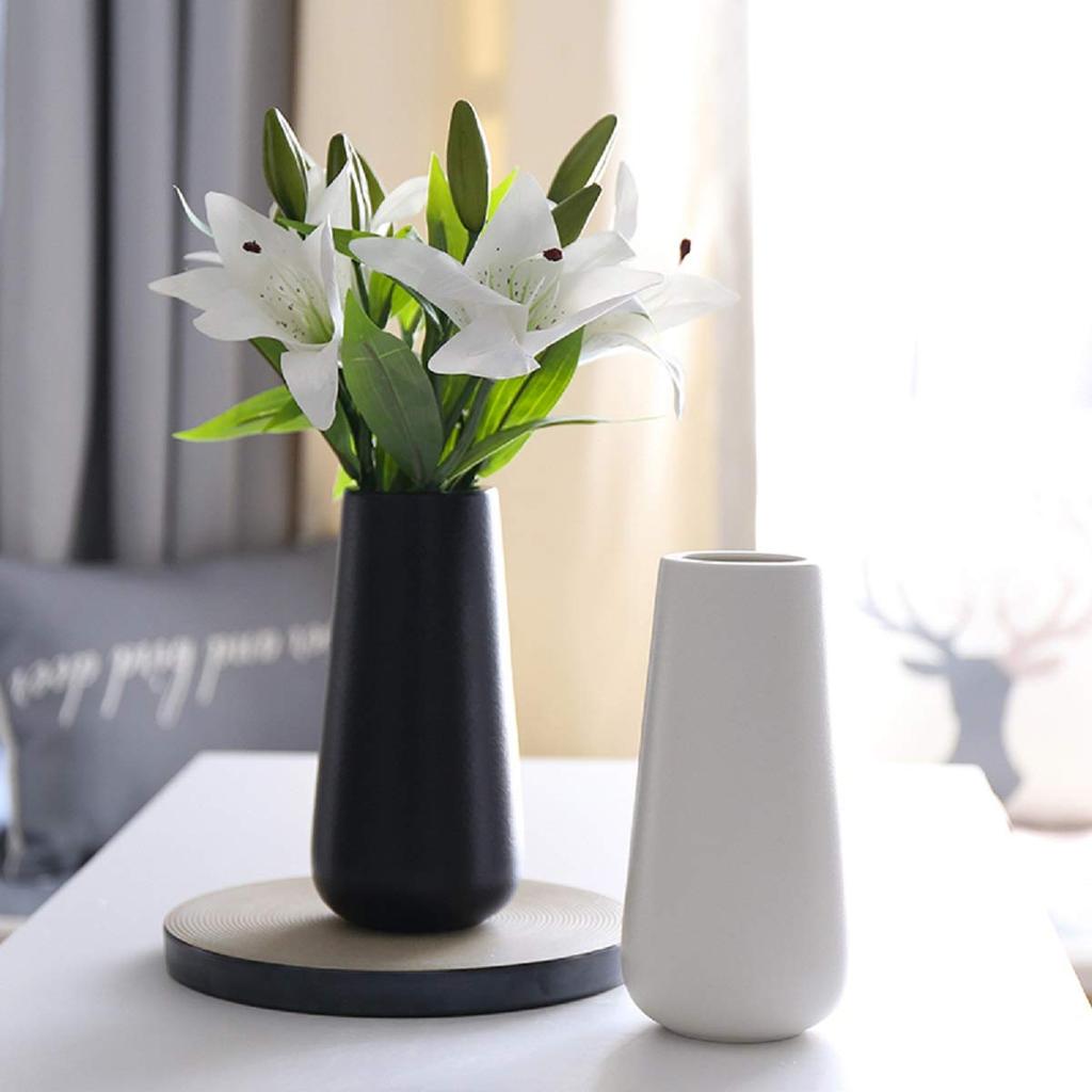 White Ceramic Vase, Nordic Japanese Vase, Flower Pot, White Nordic Pottery, Antique Style, Large