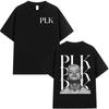 Rapper PLK Face Graphic Tshirt Unisex Women Clothing Fashion Hip Hop Music Tshirts Casual Cotton Short Sleeves T Shirt Streetwear