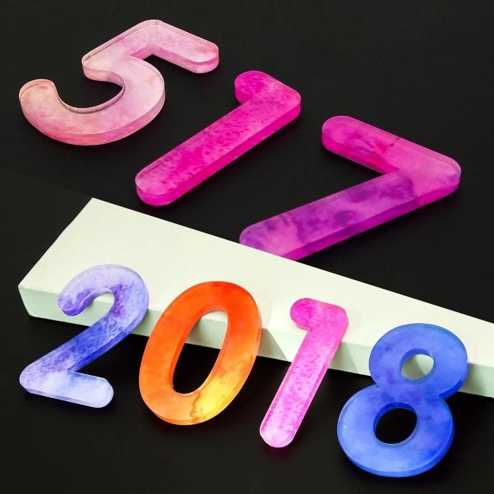 3D Raised Door Number Plaque Waterproof Address Number Sign House Number Stickers Hotel