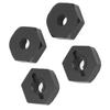 4 BUC Adaptor Butuc Hexagonal Roată RC Aliaj Aluminiu Piese Cuplă Hexagonală RC pentru Mașină RC Traxxas E Revo 116