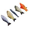 Cat Toy Fish Set Plush Simulation Fish with Catnip for Biting Chewing and Kicking