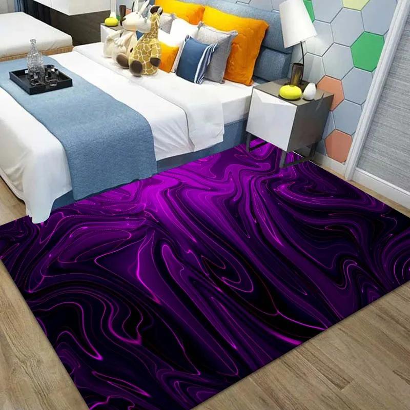 3D Streamline Pattern Carpet for Bedroom Area Rugs in The Living Room Home Decor Floor Mat Bedroom Carpet Decor DoorMat Play Mat