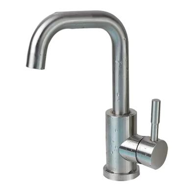 Bathroom Basin Faucet 304 Stainless Steel Hot Cold Wash Mixer Crane Tap 360 Rotation Sink Faucets Single Lever Tap For Bathroom