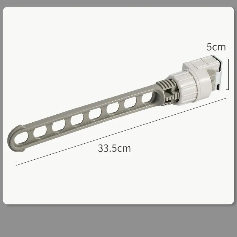 

Креативная вешалка для одежды, стойка для дома, 8 отверстий, подвесная вешалка для оконной рамы, стойка для подвешивания одежды в общежитии, переносная стойка для путешествий YLE347 grey