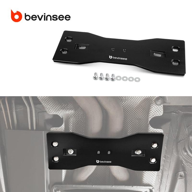 BEVEE Aluminium Lower Reinforcement Brace for BMW E90/E92/E93 M3,E46,E87/E88,X1 E84,X3 E83, Replace for 18211436309