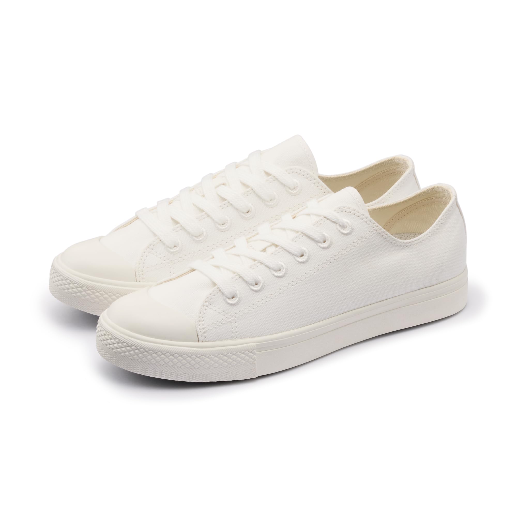 

MUJI Women s Anti-Fatigue Water Repellent Sneakers Women s EDC01A5S White 25.0 cm